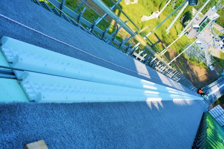 Nowy rozbieg na skoczni im. A. Małysza